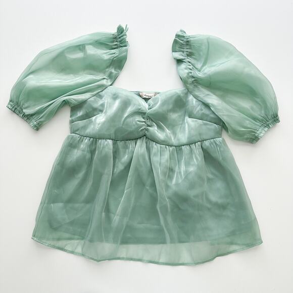 Altar'd State Puff Sleeve Blouse - Picture 1 of 7